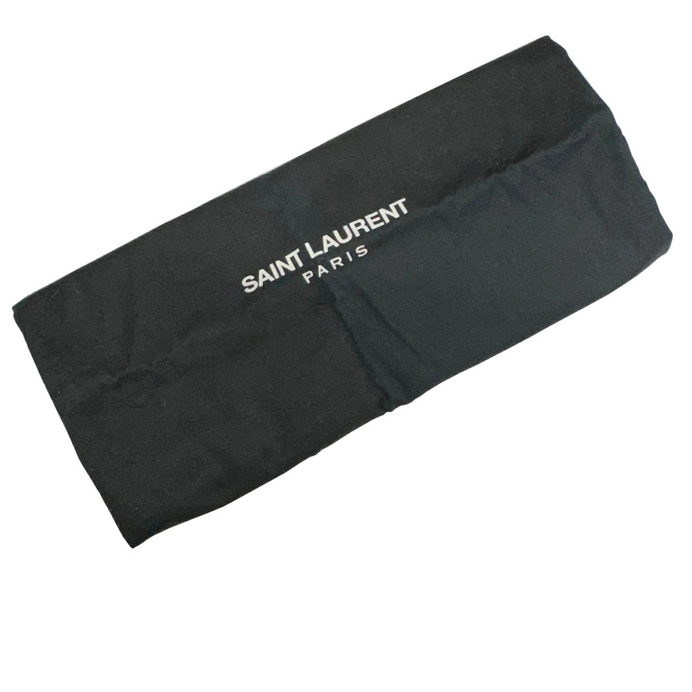 Saint Laurent Lou Camera Bag Raffia Shoulder Black Tassel YSL Fringe - Picture 11 of 11